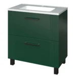 "Елара" Тумба підлогова з ум.Родео 80 смарагд