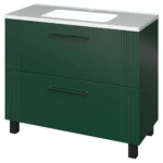 "Елара" Тумба підлогова з ум.Родео 100 смарагд