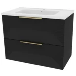 "Медокс" Тумба підвісна з ум. Родео 80 (чорна)