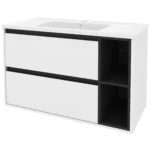 "Айріс" Тумба з ум. Родео 100 (біла) ліва