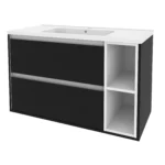 "Айріс" Тумба з ум. Родео 100 (чорна) ліва