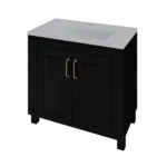 "Аскольд" тумба підлогова з ум. Родео 80, чорна