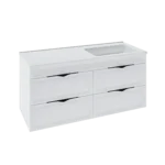 "Естель" тумба підвісна з ум. Родео 120, біла П.