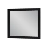"Естель" дзеркало 80х80 чорне